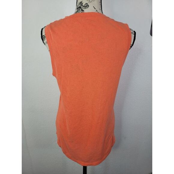 Athleta Breezy Tank Top Womes Small Longline Relaxed Orange Style 384043 - Picture 6 of 8